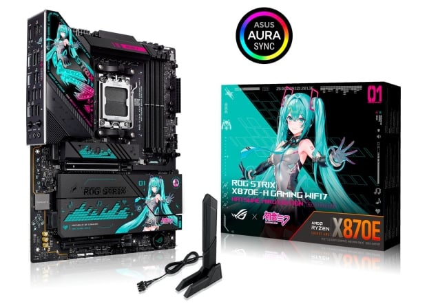 ASUS reveals new ROG Astral RTX 5080 'Hatsune Miku' GPU with its