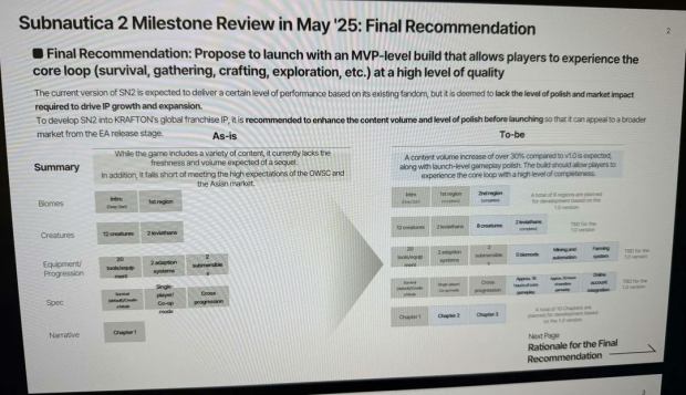 Subnautica 2 leaks are real, Krafton confirms milestone review documents are authentic 7