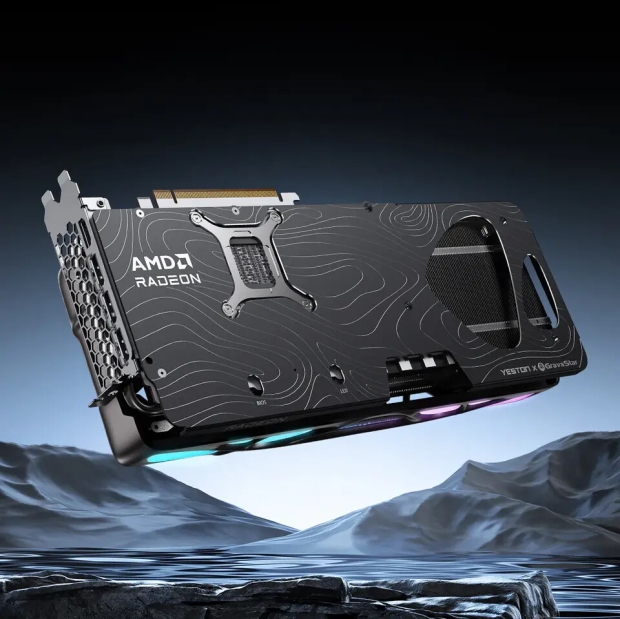 GravaStar and Yeston reveal cyberpunk-inspired Mercury Nova Radeon RX 9070 XT graphics card 805