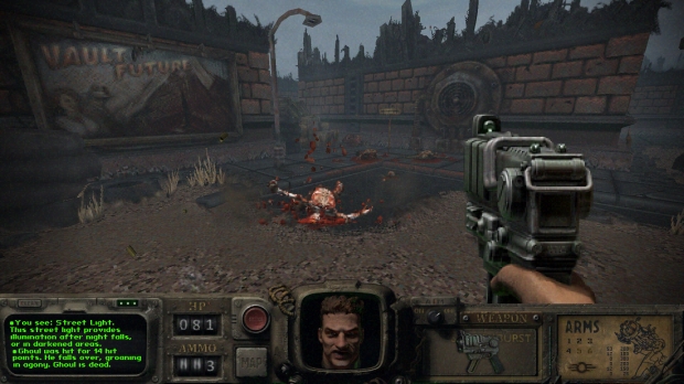 Fallout 1 reborn as FPS in new Fallout Bakersfield total-conversion Doom mod 04