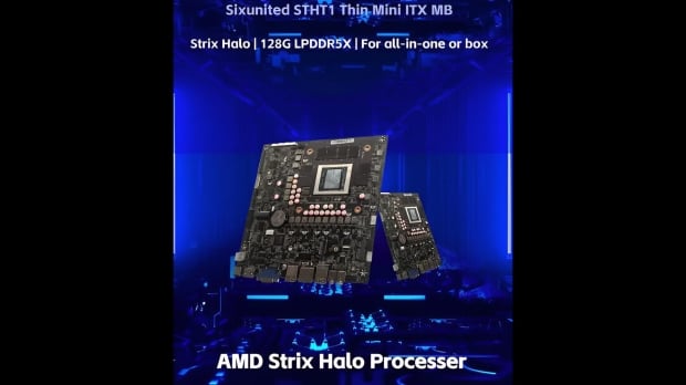 AMD Strix Halo APUs hit DIY PC builders with new MoDT 'Mini-ITX' mobos, up to 128GB LPDDR5X RAM