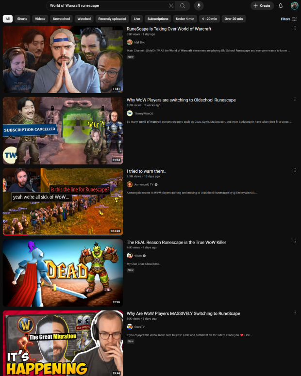 Old School RuneScape hits 200,000+ online after World of Warcraft hemorrhages players 51616565