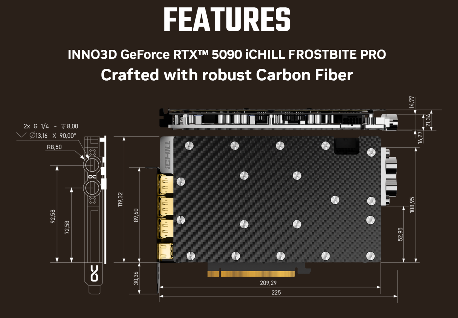 Inno3D new RTX 5090, RTX 5080 Frostbite Pro cards: single-slot GPUs ...