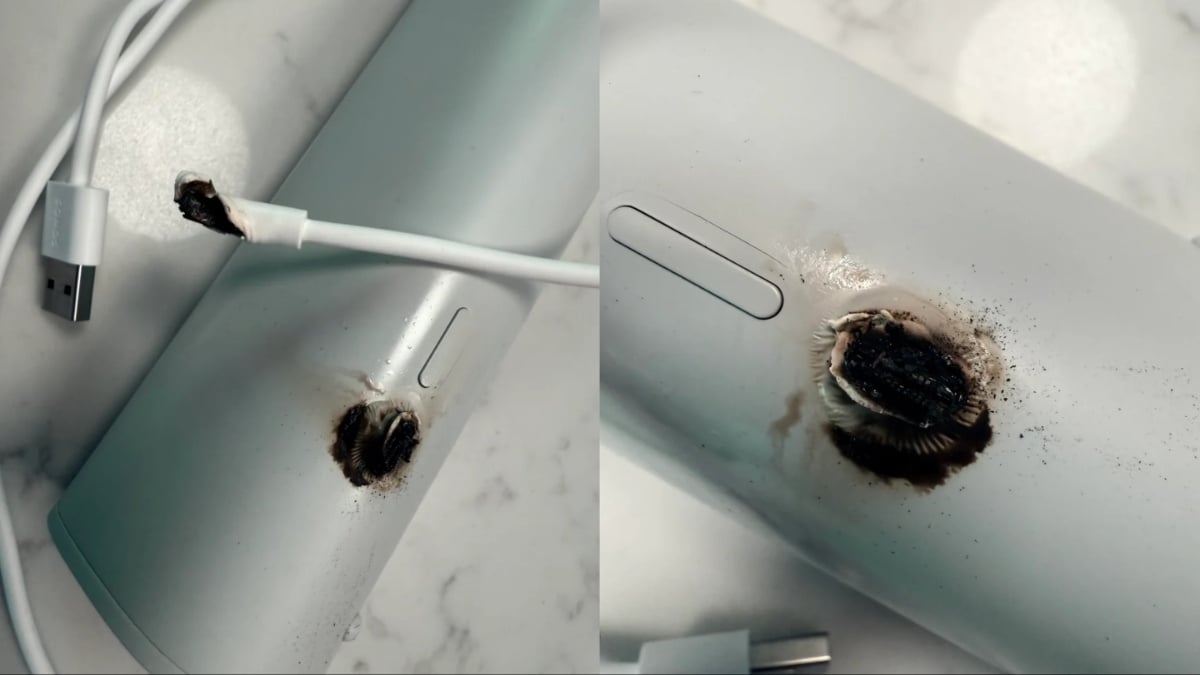 Melted Usb Prot Company behind the portable speaker overheating and melting responds