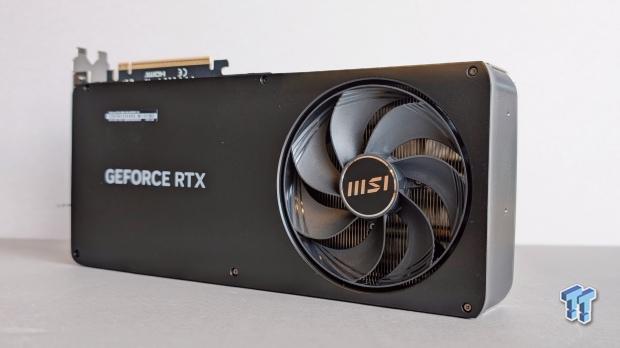 MSI's new GeForce RTX 5080 16G EXPERT features a gold front and black rear die-cast aluminum alloy shroud.