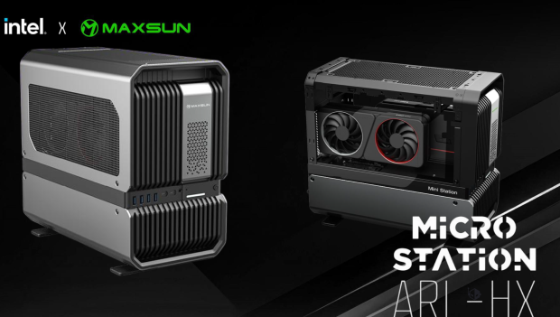 MaxSun's tweaked ARL-HX Micro Station: Intel Core Ultra 9 275HX + dual Arc PRO B60 24GB GPUs