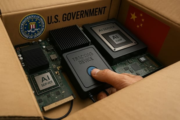 US authorities secretly place location tracking devices in targeted AI chip shipments to China