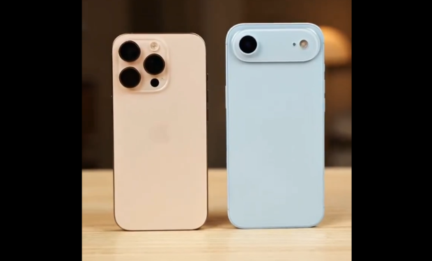 Leaked iPhone 17 Air dummy unit compared to iPhone 16 Pro in new video