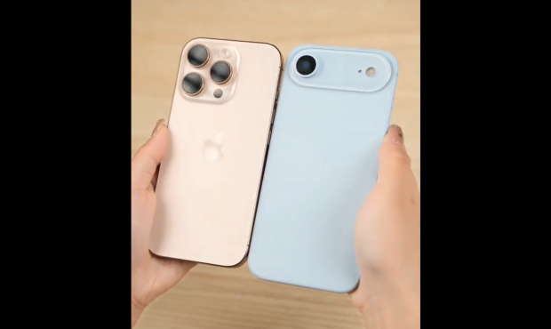 Leaked iPhone 17 Air dummy unit compared to iPhone 16 Pro in new video 156615