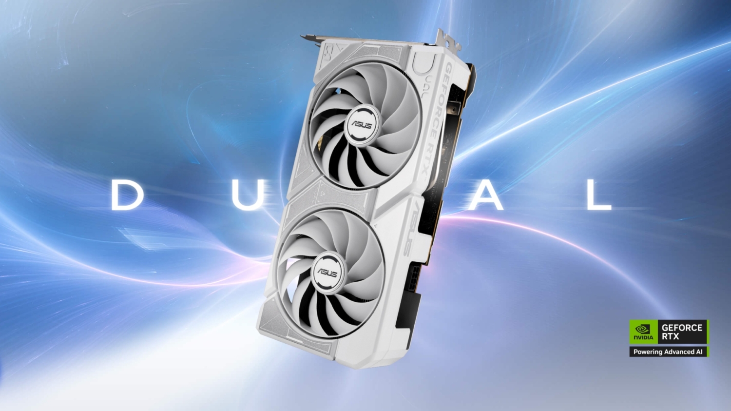 ASUS Dual GeForce RTX 5060 Ti 16GBホワイトOC ASUS Dual GeForce RTX™ 5060 Ti 16GB GDDR7 White OC Edition