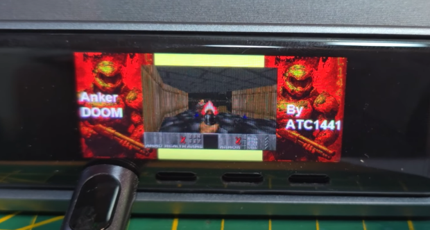 DOOM can now be played on a power bank with a 2.26-inch LCD display 132132