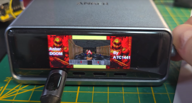 DOOM can now be played on a power bank with a 2.26-inch LCD display