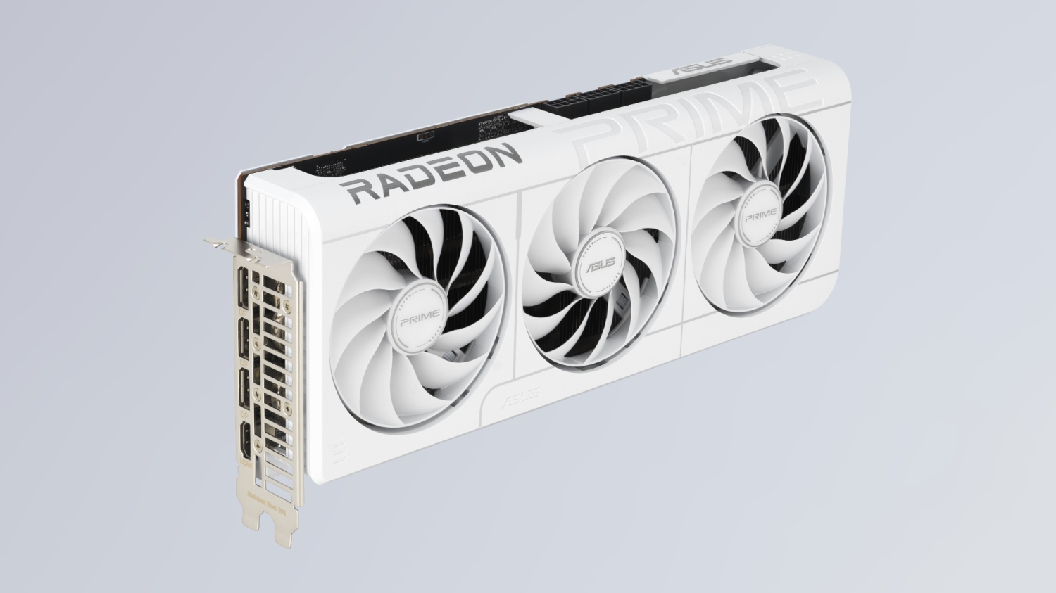 ASUS's all-white PRIME Radeon RX 9070 XT is missing a few things