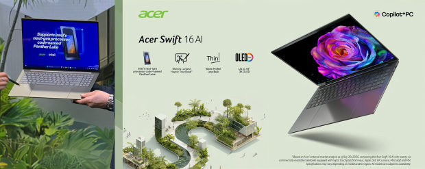 Acer's new Swift 16 AI is one of the first laptops powered by Intel's next-gen Panther Lake CPU 801