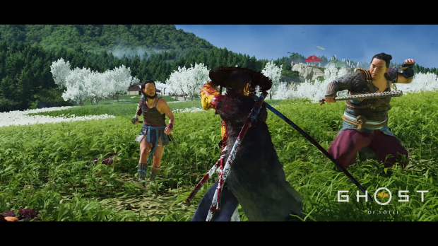 Atsu slices and dices with colossal odachi greatsword in new Ghost of Yotei gameplay footage