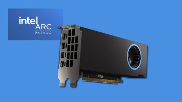 Intel Arc Pro B50 has already become the best-selling workstation GPU on Newegg