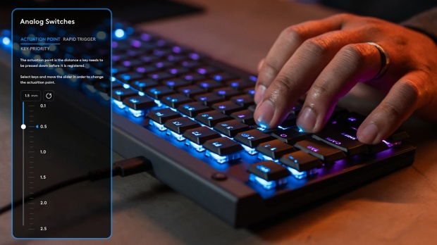 Logitech's G515 RAPID TKL is a low-profile keyboard with adjustable magnetic switches 3