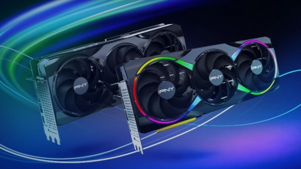 PNY makes some fancier RGB Blackwell graphics cards, and some plainer efforts, with the RTX 5080 OC falling into the latter camp (Image Credit: PNY)