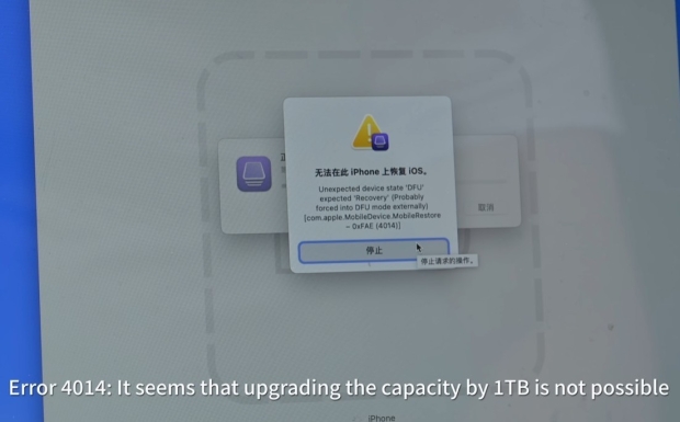 Apple stops modded iPhone Air storage upgrades: 256GB, 512GB, 1TB upgrades don't work 504