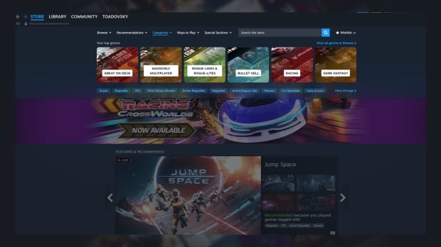 Valve updates Steam's UI to make it easier to browse and search for games 2