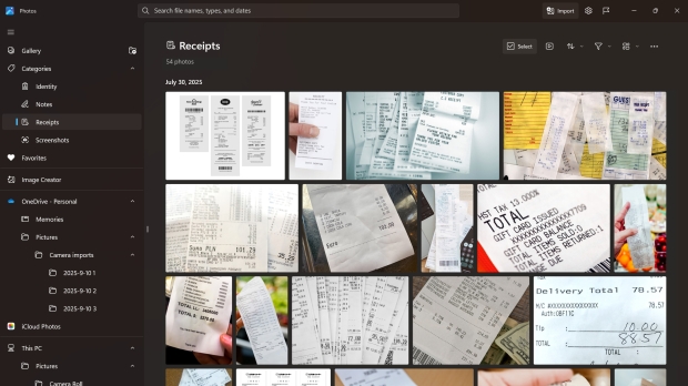 The Auto-Categorization feature in action (Image Credit: Microsoft)
