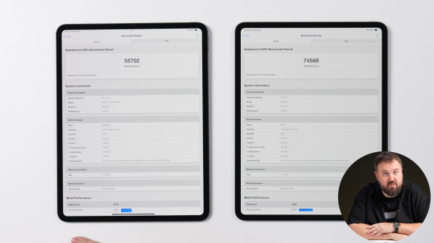 M5 iPad Pro Geekbench GPU score