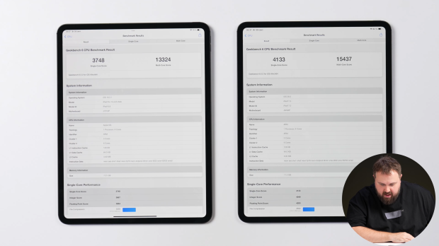 M5 iPad Pro Geekbench CPU score