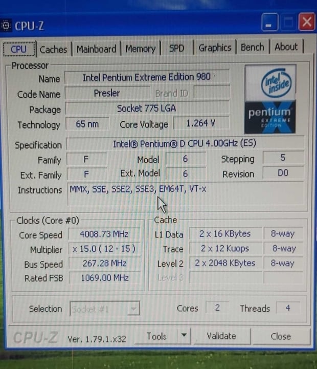 Check out this ultra-rare unreleased Pentium 4 engineering sample CPU clocked at 4.0GHz 12