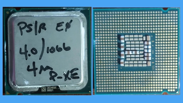 Check out this ultra-rare unreleased Pentium 4 engineering sample CPU clocked at 4.0GHz