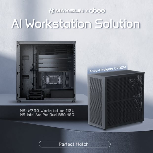MaxSun unveils new AI workstation PC: packs up to 4 x Intel Arc 48GB GPUs for 192GB VRAM total 21