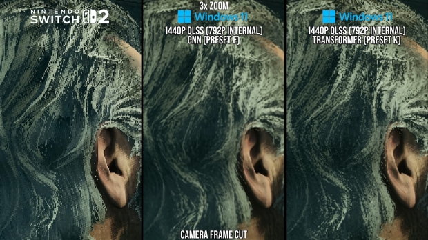 Hogwarts Legacy on the Nintendo Switch 2 uses a new DLSS Light model to render at 1440p, image credit: Digital Foundry/YouTube.