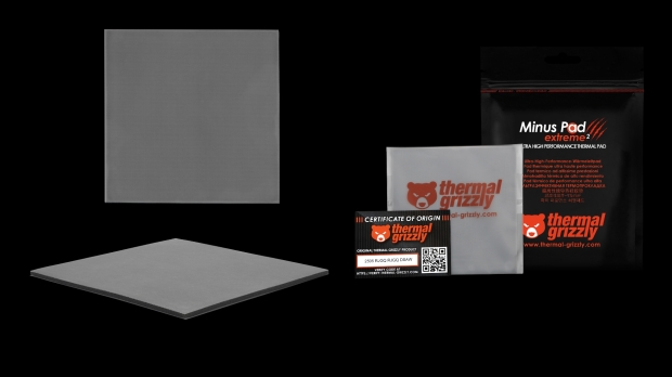 Thermal Grizzly's new Minus Pad extreme 2 thermal pads, image credit: Thermal Grizzly.