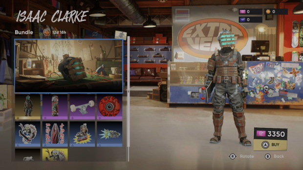 Dead Space's Isaac Clarke shows up as $35 skin in new Skate game 2