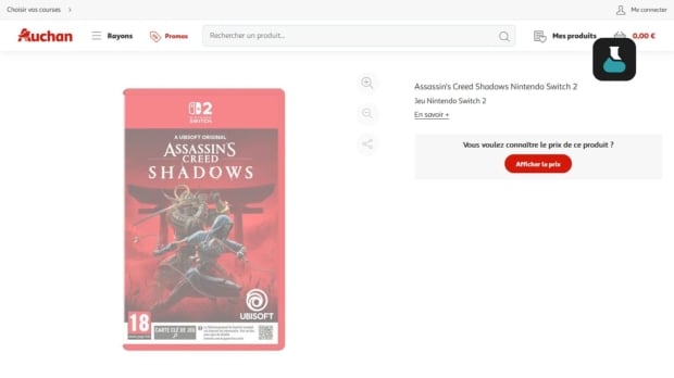 Assassin's Creed Shadows Nintendo Switch 2 release date leaks 65516