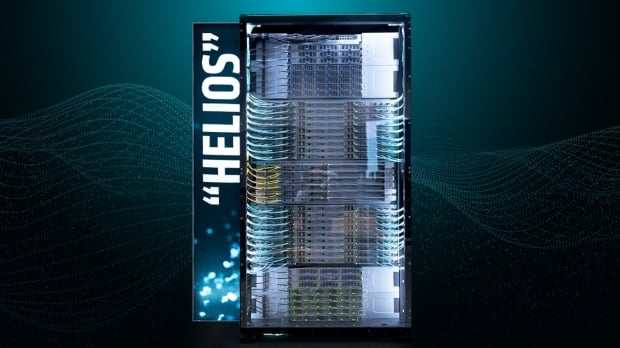 AMD teases next-gen Helios rack-scale platform: new EPYC + Instinct chips, battles NVIDIA Rubin 75