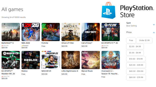 Battlefield 6 currently #1 top-seller on PlayStation, Steam, and Xbox 1