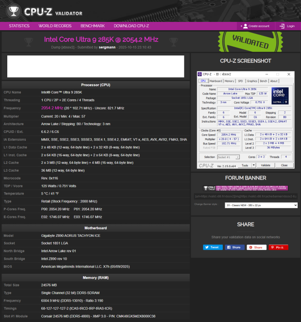 DDR5 RAM exceeds 13000 MT/s speeds: Corsair Vengeance DDR5 overclocked to record 13010 MT/s 16
