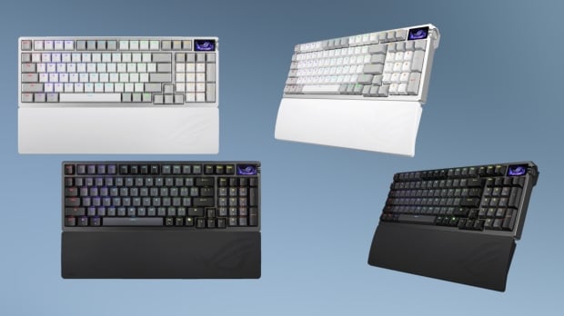 The new ROG Azoth 96 HE gaming keyboard, image credit: ASUS.