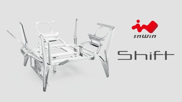 InWin's new SHIFT open-frame chassis looks like a UFO or drone