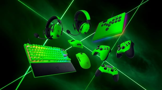 Razer's new 'Esports Green' collection is so bright it might distract you from gaming