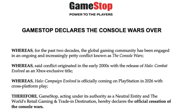 GameStop declares the 'console wars' are over now that Halo is coming to PlayStation
