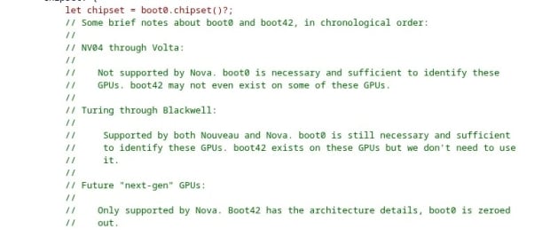 NVIDIA's new Nova drivers: preparing for next-gen Rubin GPUs with new BOOT42 register support 87