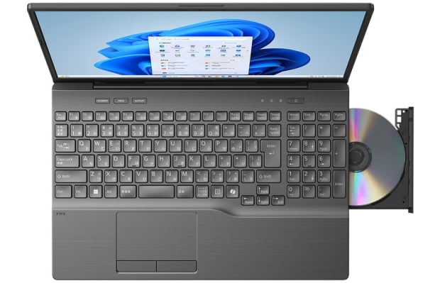 Tech time warp: Fujitsu releases new laptops with a choice of DVD