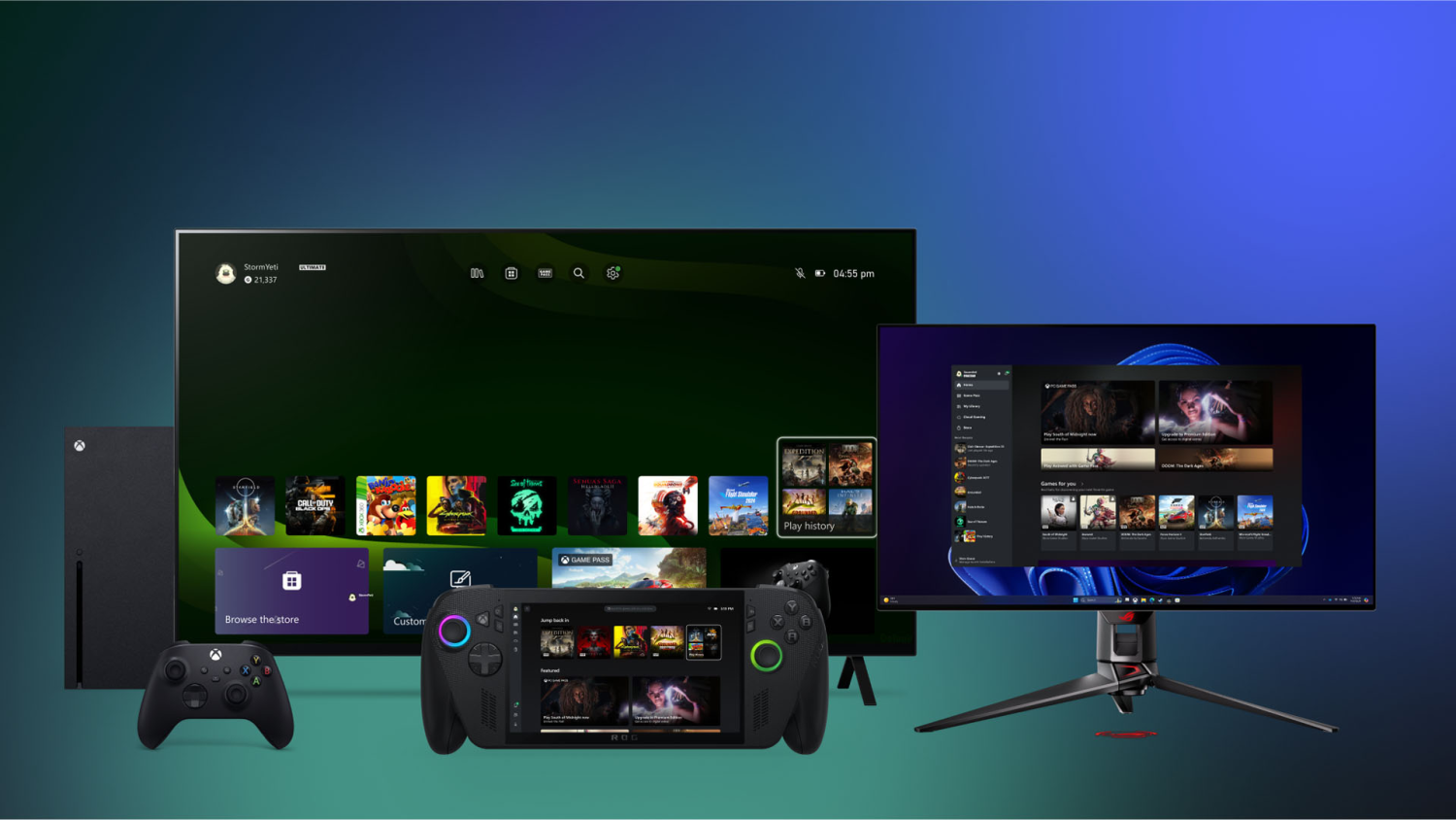 Xbox Computer Console Microsoft CEO Satya Nadella comments on next-gen Xbox PC console hybrid