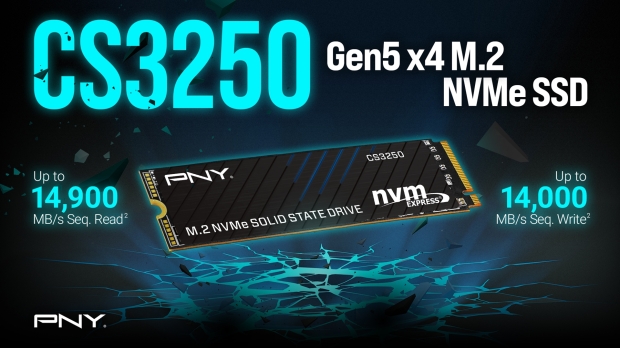 PNY's new CS3250 M.2 NVMe PCIe Gen5 SSD - 14,900 MB/s speed for only $125 1