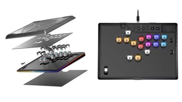 Corsair releases its first fighting game controller with Rapid Trigger and FlashTap technology 3
