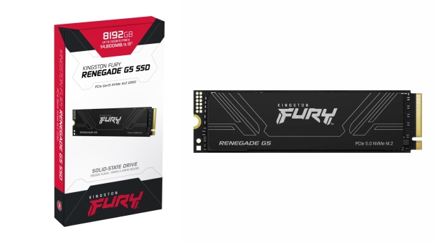 The Kingston Fury Renegade G5 SSD is now available with a massive 8TB capacity, image credit: Kingston.