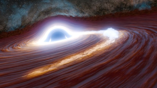 Scientists watched a black hole burp out the light of 10 trillion suns