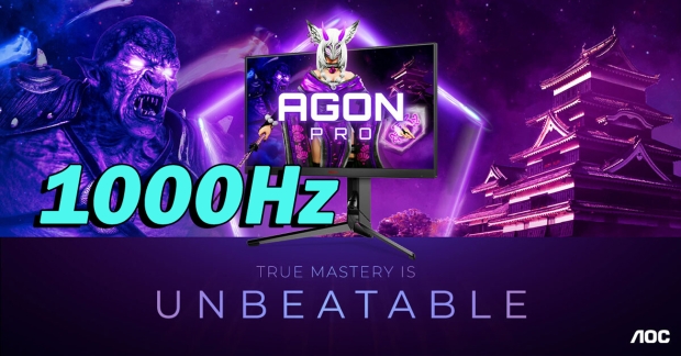 AOC to announce 2026 gaming monitors: 1440p @ 500Hz and a 1080p with an insane 1000Hz refresh