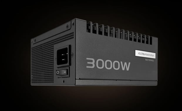 ASUS launches Pro WS Platinum PSUs: up to 3000W, supports 4 x RTX 5090s or RTX PRO 6000 GPUs